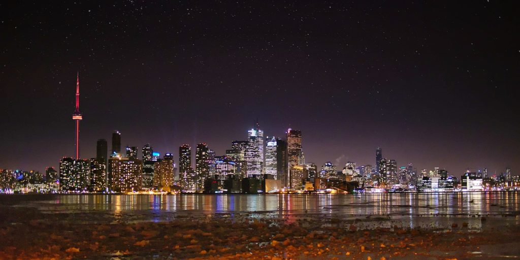 toronto, skyline, canada